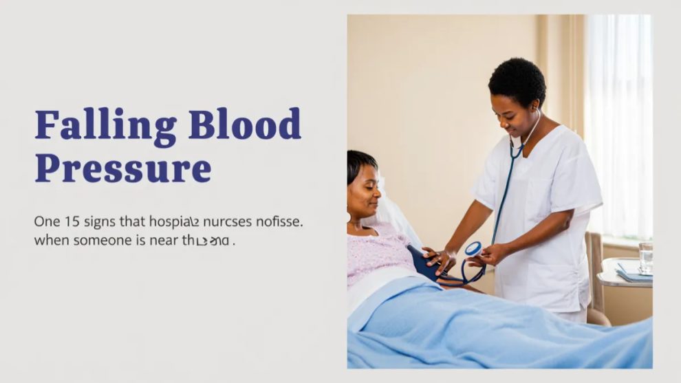 Falling Blood Pressure