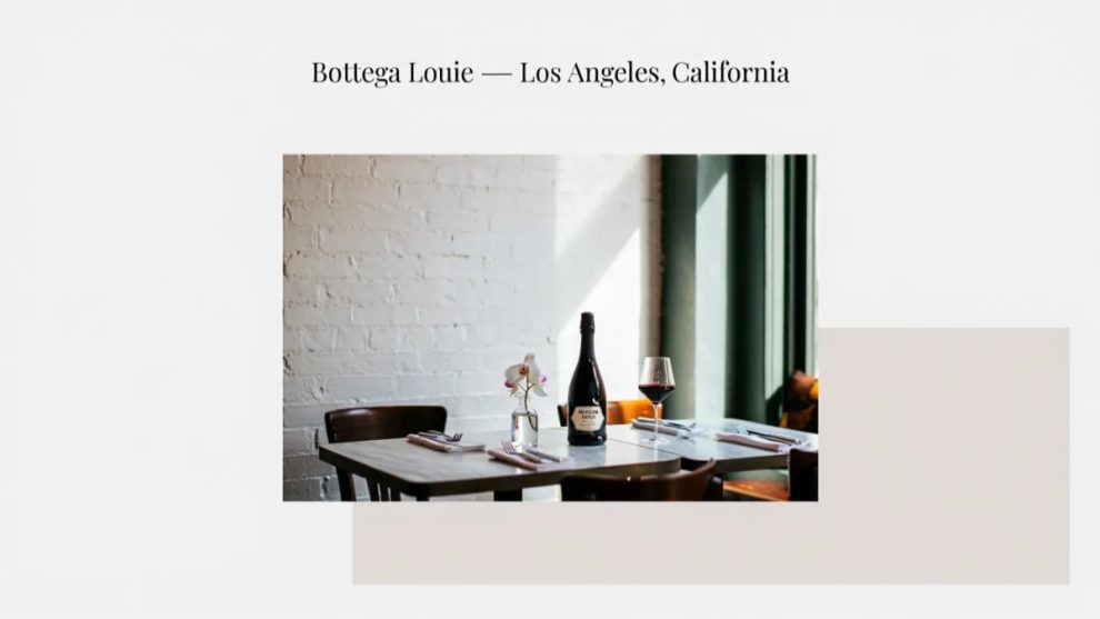 Bottega Louie — Los Angeles, California
